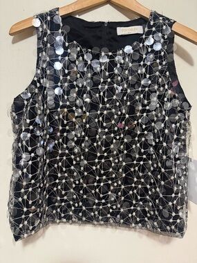 Sequin crop top